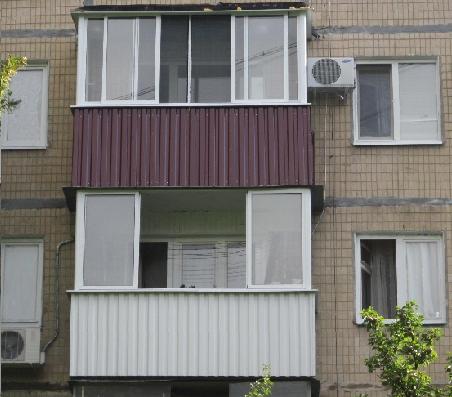 наружная отделка алюминиевых и металлолпластиковых балконных окон пвх