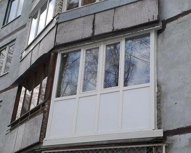 алюминиевые и металлолпластиковые балконные окна пвх